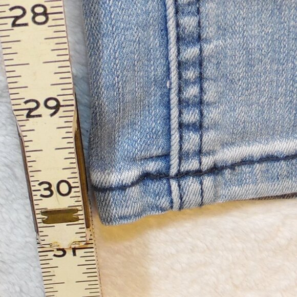 Chicos Jeans Womens Size 0 Blue So Lifting Slim Leg Mid Rise EUC - Picture 12 of 13